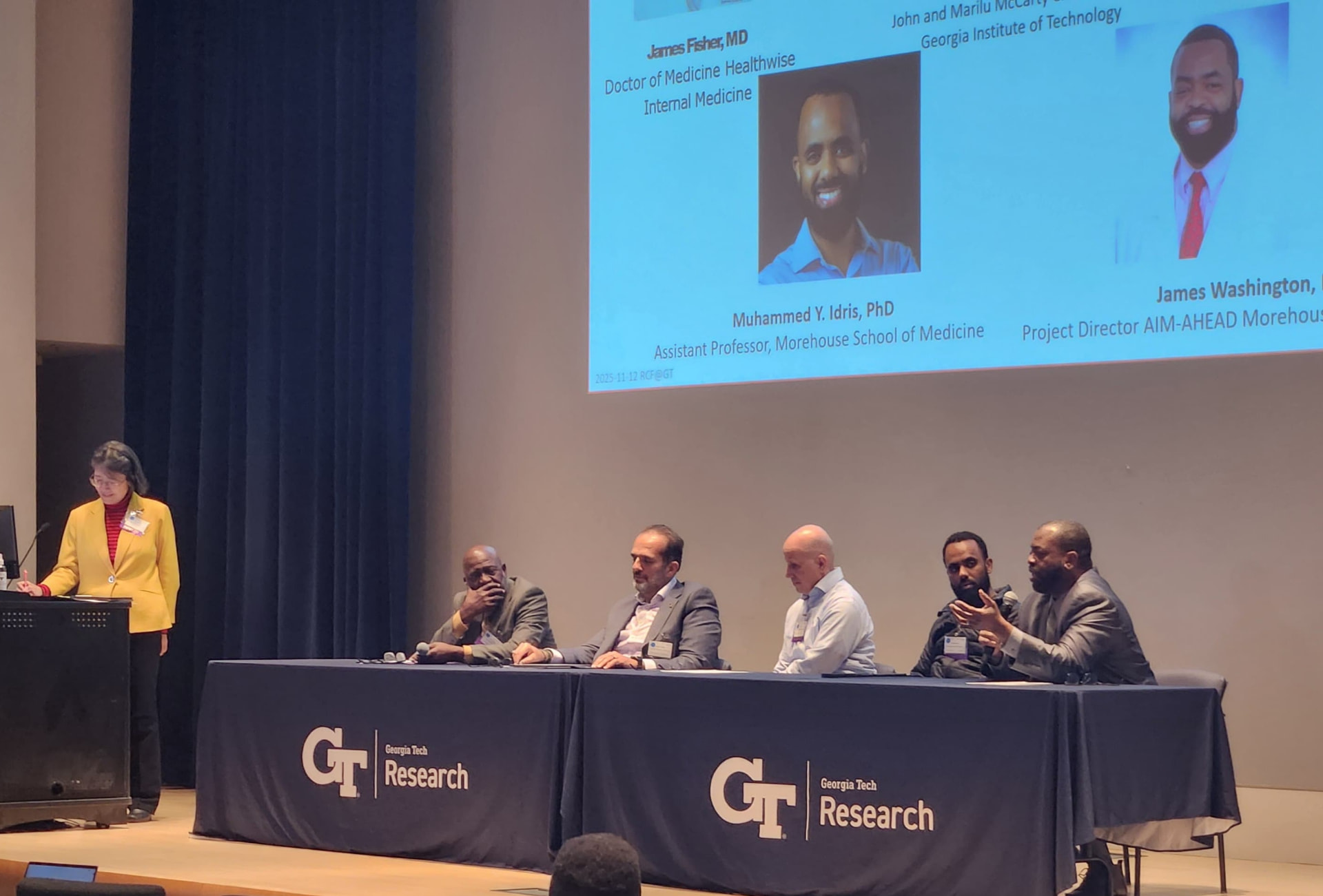 Panel discussion at Georgia Tech Research
